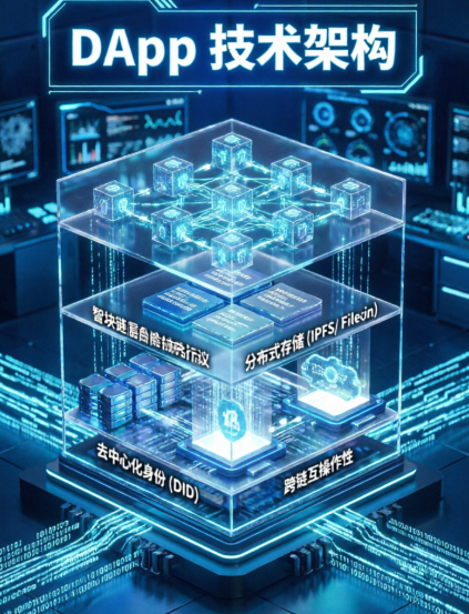 DApp 开发技术栈详解：前端、智能合约与区块链如何协同工作