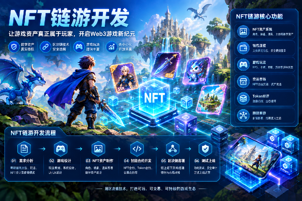 NFT链游开发成本是多少？解析技术架构、NFT系统与智能合约对项目报价的影响